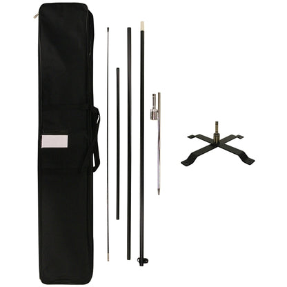 10' Portable Double Sided Teardrop Kit with Cross Base