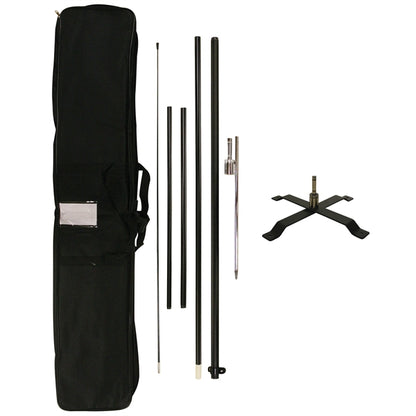 12' Portable Double Sided Teardrop Kit with Cross Base