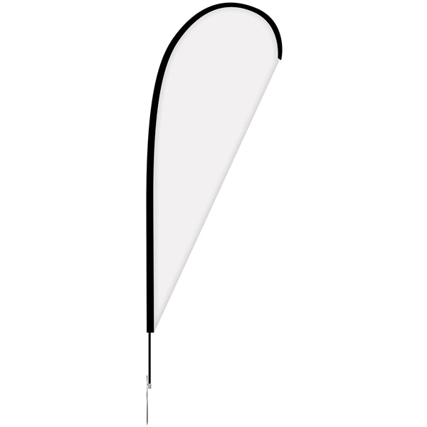 8' Digitally Printed Single Reverse Teardrop Banner