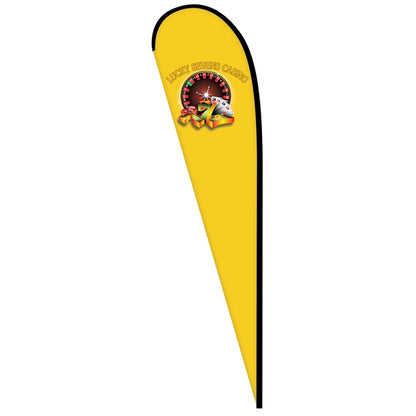 12' Double Sided Custom Portable Teardrop Banners