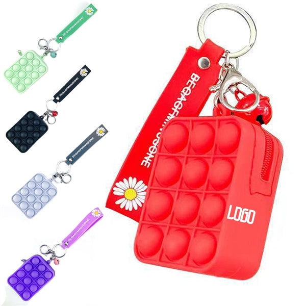 bubble  keychain bag