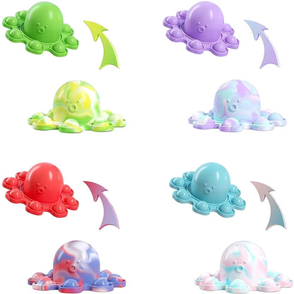 Double flip octopus pop fidget sensory toy