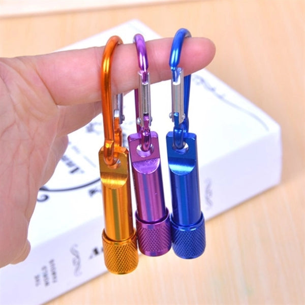 Mini Led Flashlight Keychain With Carabiner