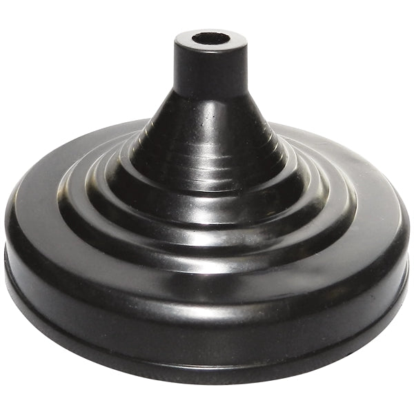 Weighted Black Plastic Stick Flag Base