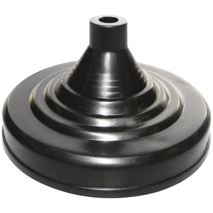 Weighted Black Plastic Stick Flag Base