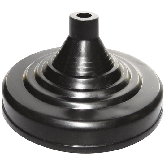Weighted Black Plastic Stick Flag Base
