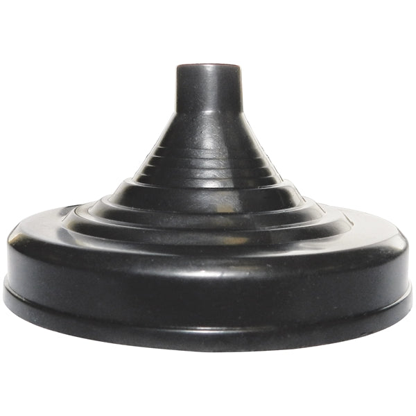 Weighted Black Plastic Stick Flag Base