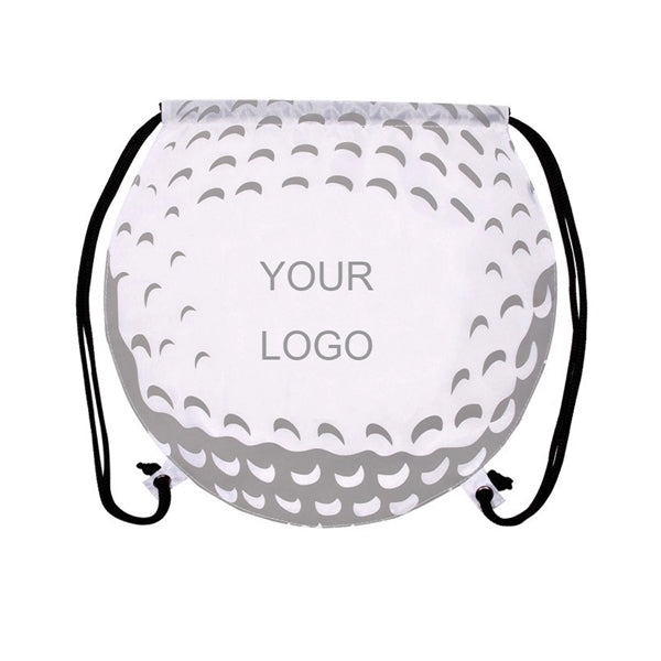 Football Shap Drawstring Bag