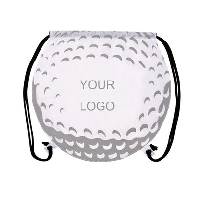 Football Shap Drawstring Bag