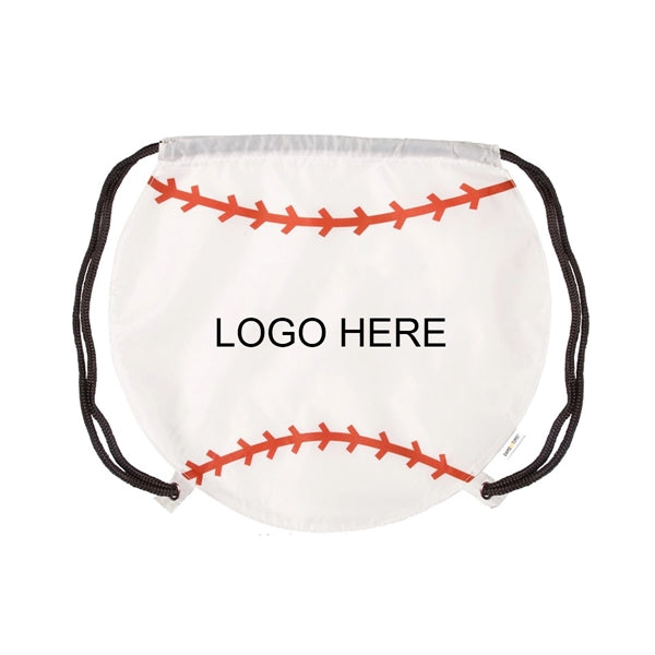Football Shap Drawstring Bag