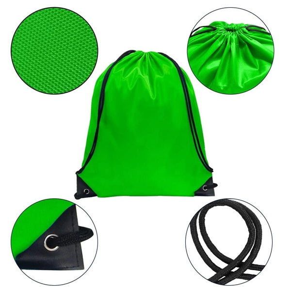 210D Polyester Drawstring Backpack Bag