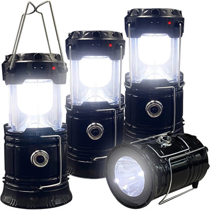 Portable LED Camping Solar Lantern Lightweight Waterproof