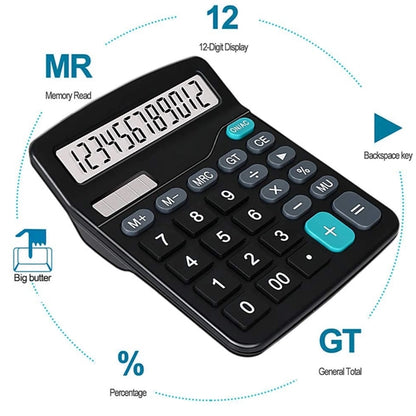 Dual Power Calculator With Large Display