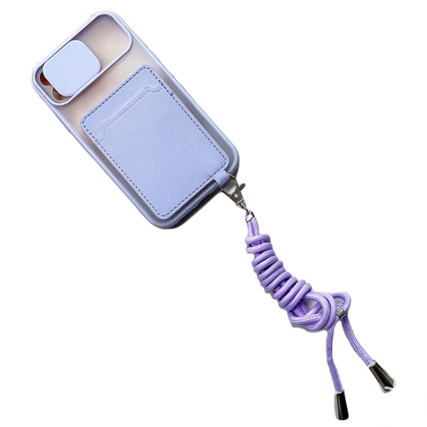 Leather Wallets with Cell Phone Lanyard
