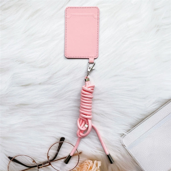 Leather Wallets with Cell Phone Lanyard