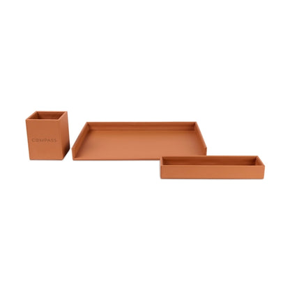 Easton 3 Piece Desktop Organizer Set