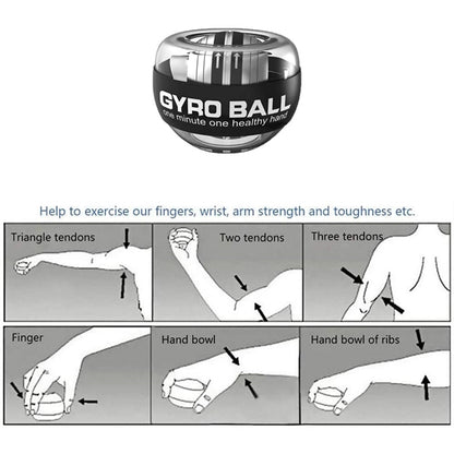 Auto-Start Wrist Power Gyro Ball