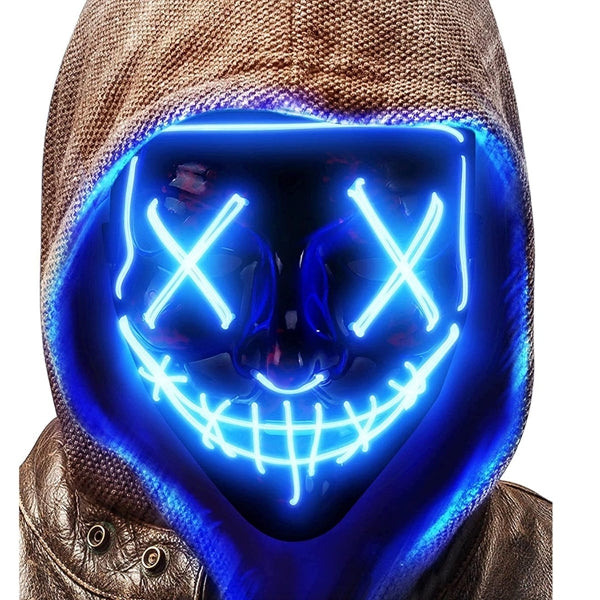 LED Light Up Halloween Mask