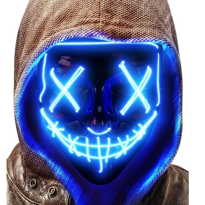 LED Light Up Halloween Mask