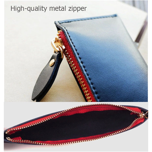 Zippered Leather Pencil Case