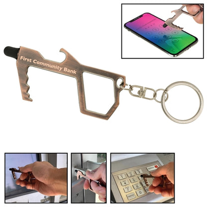 Clearance! Sanitary Door Key w/Stylus Tip & Bottle Opener