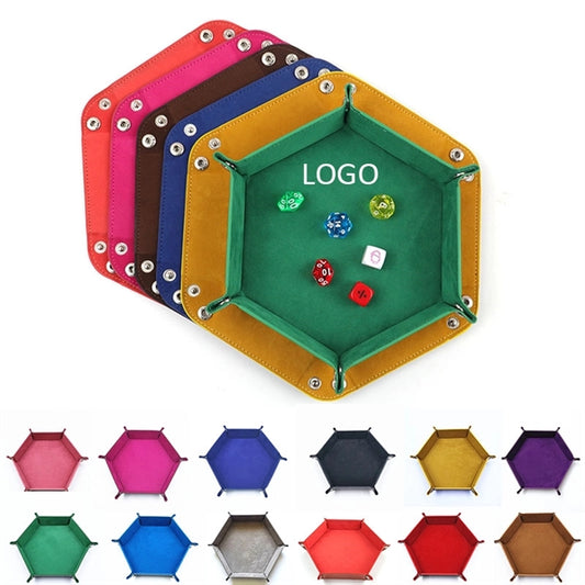 Folding Dice Tray Holder Storage Box