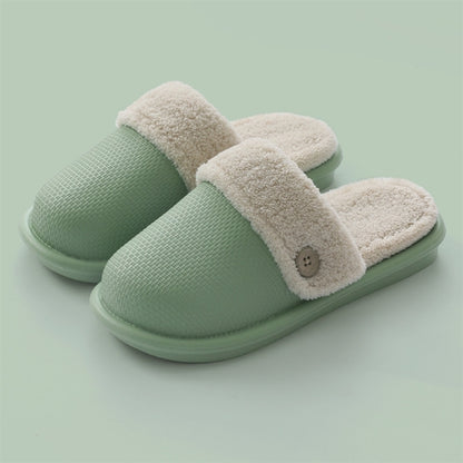 Coral Fleece Memory Foam Slippers