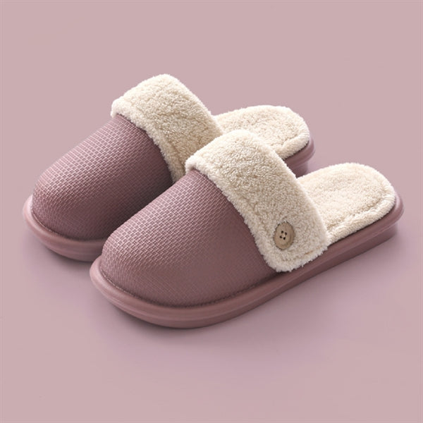 Coral Fleece Memory Foam Slippers