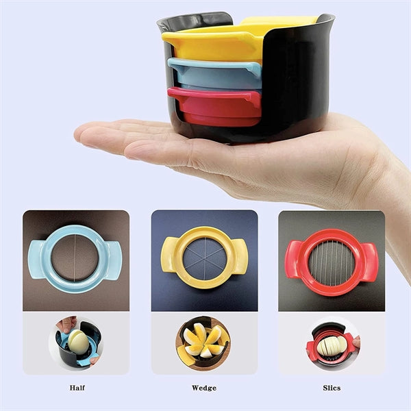 3 in 1 Stainless Steel Egg Cutter