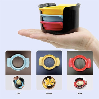 3 in 1 Stainless Steel Egg Cutter