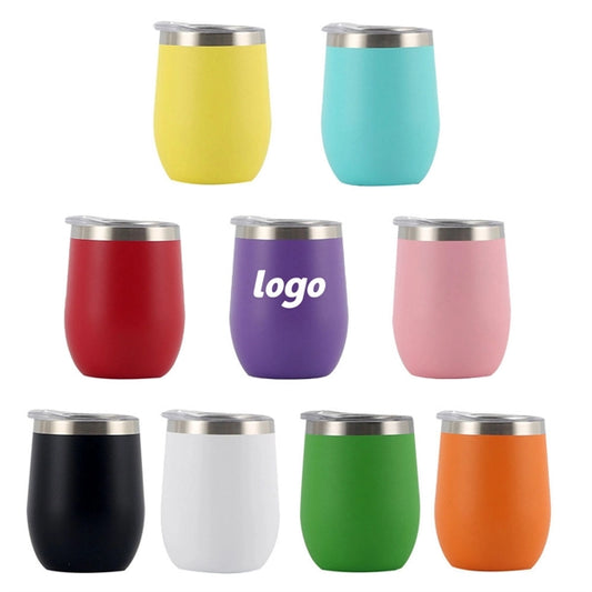12 oz Stainless Steel Wine Tumbler