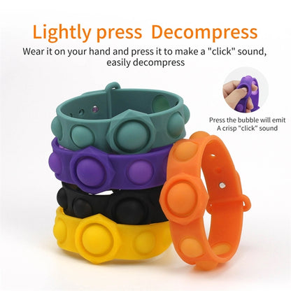 Colorful Push Bubble Sensory Fidget Bracelet Toy Wristband