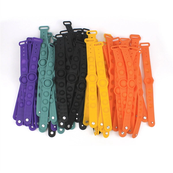 Colorful Push Bubble Sensory Fidget Bracelet Toy Wristband
