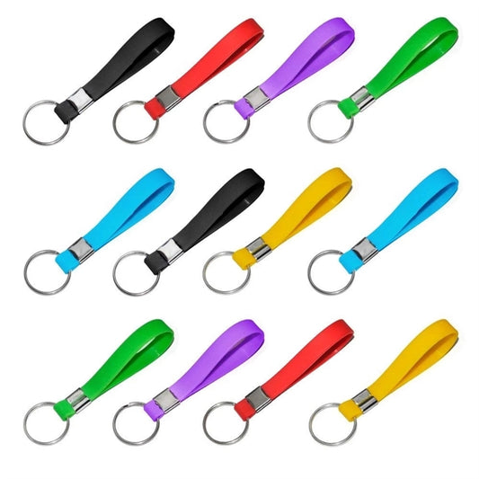 Silicone Bracelet with Keyring