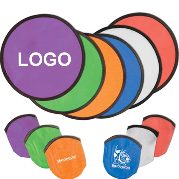 Folding Flying Disc Fan With Matching Pouch