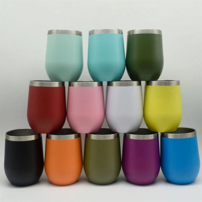 12oz Insulation Eggshell Cup With Lid