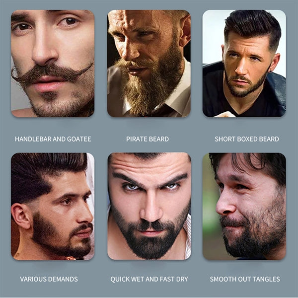 Boar Bristle Beard Brush For Men