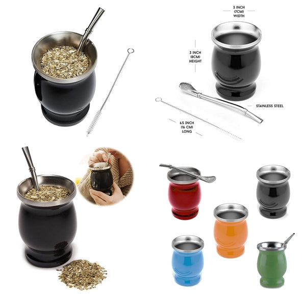 8 Oz Yerba Mate Gourd Cup