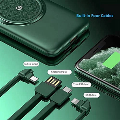 10000 mAh 5 in 1 QI Wireless Charger PowerBank