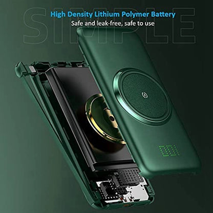 10000 mAh 5 in 1 QI Wireless Charger PowerBank