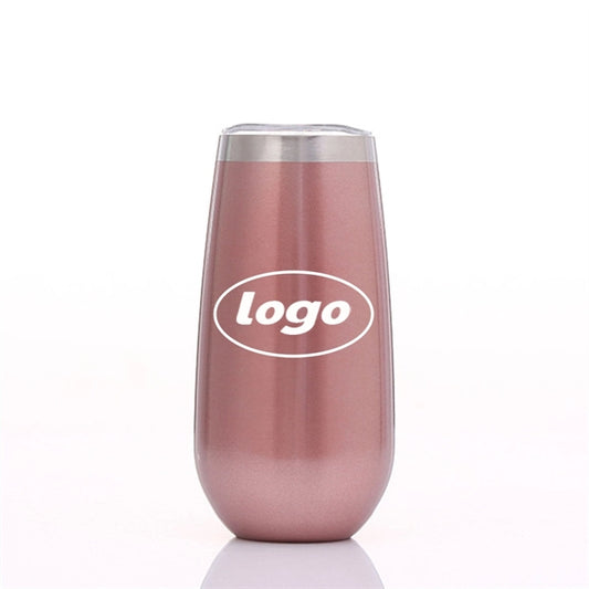 Stemless Champagne Tumbler 6 Oz