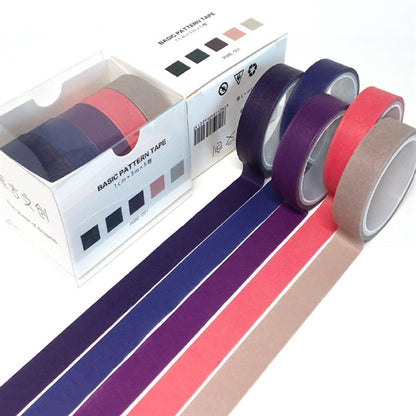 5 Rolls Washi Tapes
