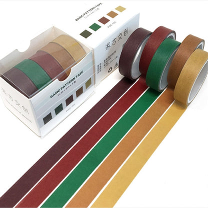 5 Rolls Washi Tapes