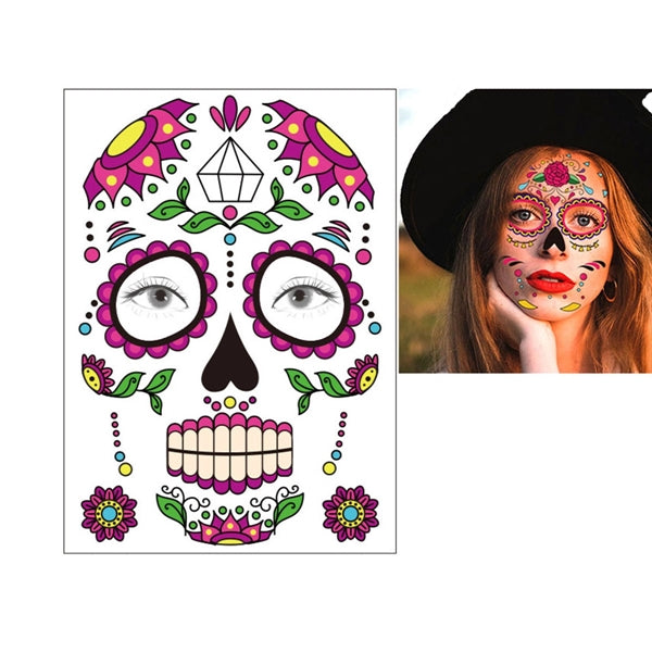 Halloween Temporary Face Tattoo