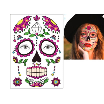 Halloween Temporary Face Tattoo