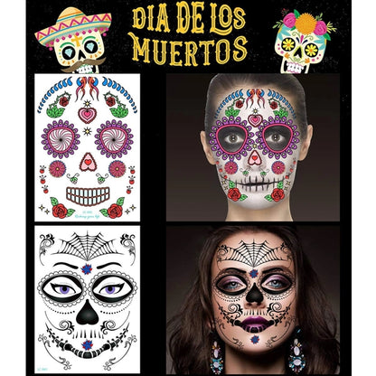 Halloween Temporary Face Tattoo