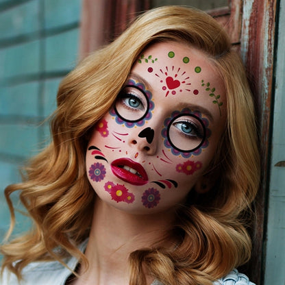 Halloween Temporary Face Tattoo