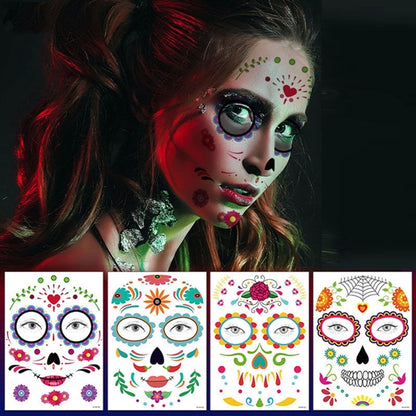 Halloween Temporary Face Tattoo