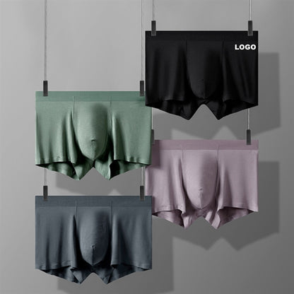 Men's Breathable Bamboo Rayon Boxer Briefs