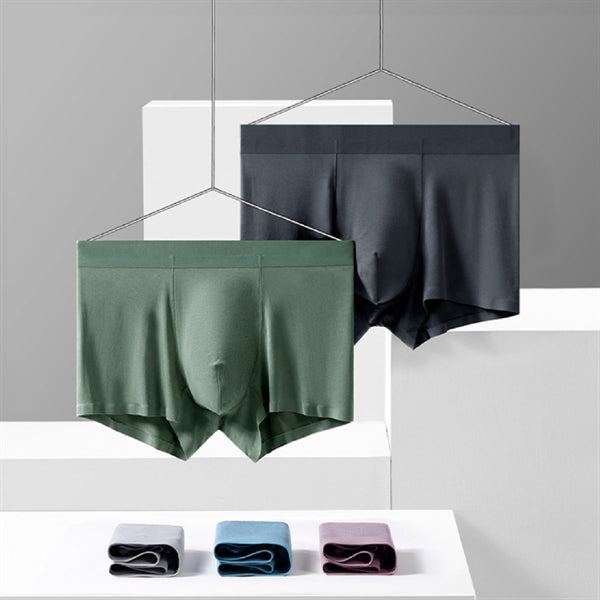 Men's Breathable Bamboo Rayon Boxer Briefs